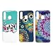 Produktbild FANCOOL für Samsung Galaxy A20 / A30 / A50 Hülle,3 stück Handyhülle Case Etui Protective Case Cover TPU Silikon Schutzhülle Bumper Handytasche TPU-Bumper Weiche Silikon Case Hund Eule Totemblume