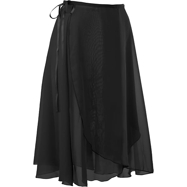 Jupe De Ballet En Mousseline Ajustable Pour Femmes Et Filles - Longueur 34 Cm, Taille 105 Cm, Ruban 220 Cm