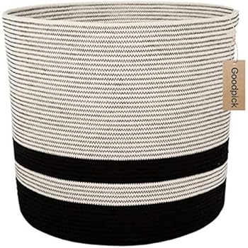 Extragroßer Baumwollseil Korb für Decken, Wohnzimmer - gewebte