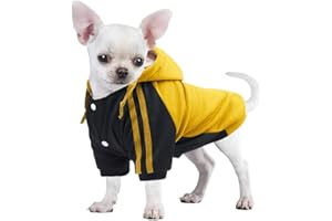FEimaX Sudadera con Capucha Cálido para Perros Pequeños Mascotas Ropa de Invierno Cachorro Abrigo Chaqueta Suave Camiseta para Perro Gato Chihuahua