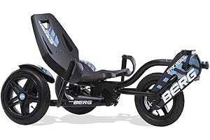 Berg Pedal-Gokart Street-X Vibes | Vehículo para niños, vehículo de Pedales con Alto estándar de Seguridad, Juguete para niños de 6 a 12 años, Grande