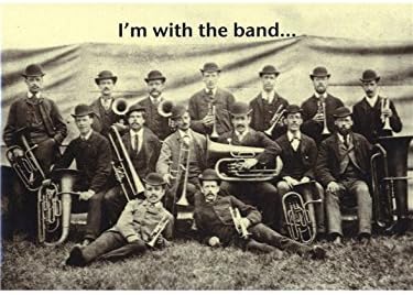 Mildew Design: I'm With The Band - Greeting Card