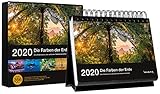 Tischkalender Die Farben der Erde 2020: 366-Tage Spiralaufsteller in Geschenkbox by 