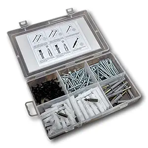 TheCoolio ASRPB-185 Assorted Screws and Nylon Plugs Set (Multicolor, 185-Pieces)