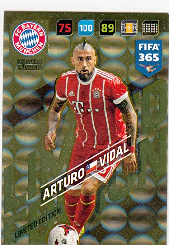Preisvergleich Produktbild Panini Adrenalyn XL FIFA 365 2018 Arturo Vidal Limited Edition