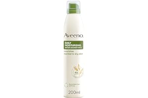 Aveeno Daily Moisturising Spray po prysznicu, nawilżający krem do ciała z owsem, krem do ciała w sprayu do skóry suchej i wrażliwej, bez perfum, 200 ml