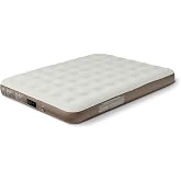 Amazon Basics Inflatable Air Mattress with Built-in Pump, Portable Electric Airbed for Overnight Guests or Camping, Plush Flo