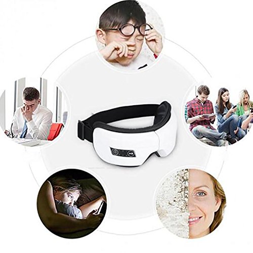 LL-Elektrische Augen Massager Vibration Infrarot Heizung Therapie Luftdruck Musik Eye SPA Gläser Kopf Stress Relief Augen Pflege Gerät