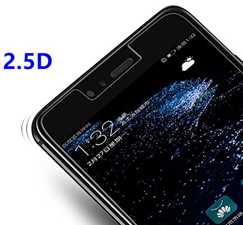 2x Protectores de Pantalla Huawei P10 EJBOTH Vidrio Templado Protectora
Cristal Transparente Invisible Protector de la Pantalla - Ultra
resistente Dureza 9H Anti-burbuja Alta definici n