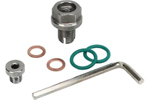 SHANRYA Kit de Réparation de Filetage de Carter d'huile Autotaraudant, Bouchon de Vidange surdimensionné Facile à Installer pour Voiture (M12.1-1.25x15mm)