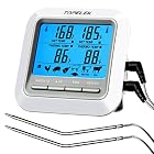 Fleischthermometer TOPELEK Bratenthermometer Grillthermometer 2 Sonden Haushaltsthermometer Temperatur… – Bild 1