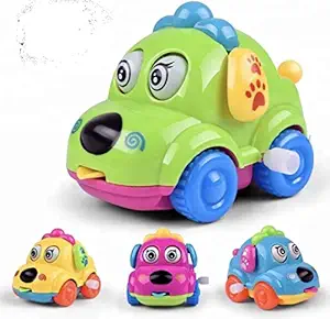 Cartoon Cars - Dog Car with Moving Tale and Tongue