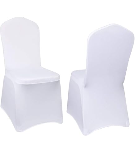 Trimming Shop Spandex-Stuhlband Mit Schiebeschnalle – Dehnbar, Für Hochzeitsdeko, 33x15 Cm