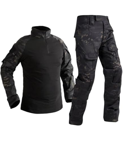 Camicia Tattica Militare Uomo Maniche Corte - Zip Frontale, Tessuto Poliestere-Cotone - Foto 7