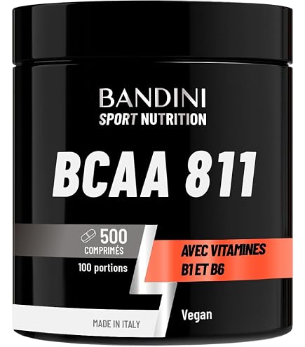 BCAA 10.1.1 Bandini - 150 Comprimés D'acides Aminés Pour La Musculation Et La Récupération