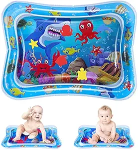 Porchex Baby Kids Water Play Mat Toys Inflatable Tummy Time Leakproof Water Play Mat, Fun Activity Play Center Indoor and Outdoor Water Play Mat for Baby.- (Regular-)