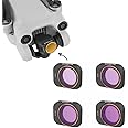 GetZget® Filters ND 4 in 1 Set for DJI Mini 3/ Mini 3 Pro Nd Filters ND4+ND8+ND16+ND32 Filters Accessories (Filters 4 in 1(ND) Set)
