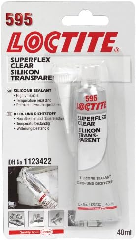 Loctite 595 Superflex Clear Silikon / Silicone Transparent Sealant / Glue 40m...