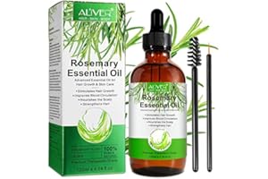 PEGCIZ Rosmarinöl Haare, Ätherisches Rosmarinöl für Haarwuchs, Rosemary Oil for Hair, Natürliches Nährt die Kopfhaut, Verwendung im Diffusor oder auf Haut und Haar (Rosmarinöl Haare, 120ml)
