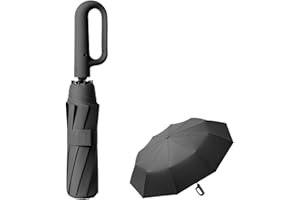 ERISED'S BIFROST Regenschirm groß, 10 Rippen,Sturmfest –Automatisches Öffnen/Schließen, Golf Umbrella, Freien UV Schutz Faltender Sonnenschirm Taschenschirm UPF 50, Karabinergriff für Herren und Damen