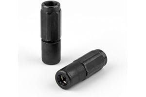 GEBAUM 2 Pièce Embout Pompe a Graisse, Accessoires Pompe a Graisse, Résistant à l'usure et à la Rouille, Déforme Pas Facilement, Compatible avec la Plupart des Types de Pistolets à Graisse