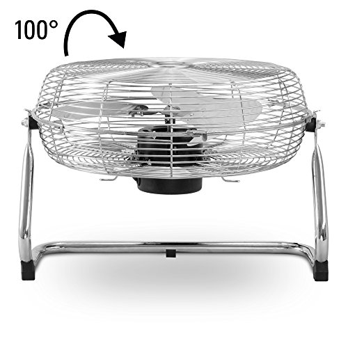TROTEC Bodenventilator / Windmaschine TVM 14 | 70 Watt Leistung | Durchmesser 35 cm | 3 Geschwindigkeitsstufen | Chrom-Design | inkl. Tragegriff - 8