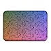 Produktbild Uosliks Door Mat Indoor Fußabtreter Cool Horse Front Door Mats Rug Personalized Mat for Bathroom Kitchen Bedroom Entryway Floor Mats,Non-Slip Rubber,23.6 x 15.7 inches(40x60cm)