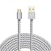 Produktbild ULTRICS® Micro USB Kabel, Nylon Geflochtenes Synchronisieren Datenkabel, USB 2.0 Typ A auf Micro USB-B Stecker Ladekabel, Fur Samsung Galaxy Note, Tablets, Android, Google Nexus, Sony Xperia, Nokia