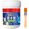 RUDOLF Transparent Waterproof Adhesive Glue with Brush, 300g, for Bathroom and Home Repairs for Roof Leakage, Crack Seal, Water Leakage Solution, Waterproofing for Pipe (1)