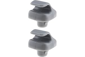 YINETTECH 2 clips de repuesto para visera solar 88217S04003ZA compatibles con Honda Accord/Civic/CR-V/Odyssey/Ridgeline, soporte para visera de sol, color gris