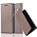 Produktbild Cadorabo Hülle für Samsung Galaxy J1 2016 (6) - Hülle in Kaffee BRAUN – Handyhülle mit Magnetverschluss, Standfunktion und Kartenfach - Case Cover Schutzhülle Etui Tasche Book Klapp Style