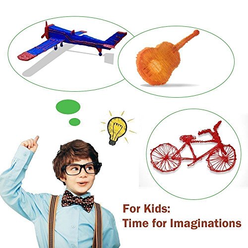 3D Pen Filament Nachfüllungen 1.75mm PLA Material 20 Farbe / 16 Füße pro Farbe, 3D-Druck Zeichenstift und Drucker Kunststoff - 3