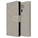 Produktbild LG G6 Hülle, Chreey Matt Leder Tasche Retro Handyhülle Magnet Flip Case mit Kartenfach Geldbörse Schutzhülle Etui [Beige]