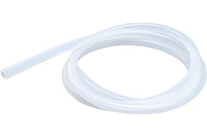 LAVMHAB Silicone Hose 8 mm ID x 12 mm OD 1.5 m Length, Food-Grade Hoses, Flexible Hose, Clear Water Air Pipes for Pump, Transfer