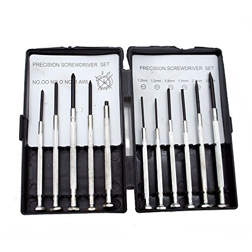 Uhrmacher Werkzeug Schraubendrehersatz Feinmechaniker 11 er Set