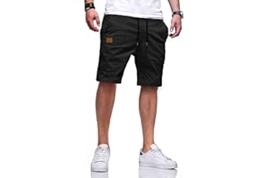 Tansozer Short Homme Ete Chino Casual Shorts avec Poches