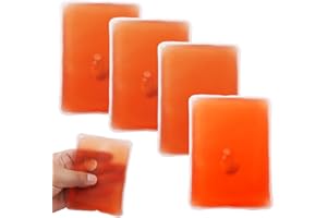 HI FINE CARE Reusable Hand Warmers, Click Heat Pocket, 5 Colors, Long Lasting Warmth for Outdoor, Camping