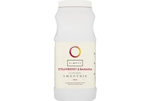 Simply Strawberry and Banana Smoothie, Vegan Blendable Concentrated Smoothie Mix Made with Real Fruit Puree (1 Litre)