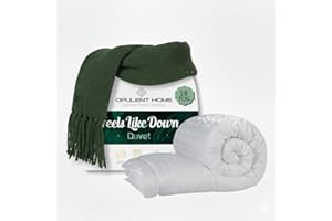 Opulent Home 18 Tog Extreme Warmth Duvet – Double (200x200cm) – Heavyweight Winter Quilt with Soft Microfibre Cover, Hypoallergenic & Machine Washable – Ultra Warm Thick Duvet for Cold Nights