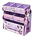 Disney Minnie Mouse Wooden Multi Bin Toy Organiser (Purple)