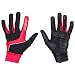 Produktbild Sahoo Fahrradhandschuhe, Touchscreen Handschuhe, iPhone, Samsung, iPad-Bildschirm zum Anfassen Handschuhe, Fahrrad fahren, Wandern, Outdoor-Arbeitshandschuhe, Schutzhandschuhe gepolsterte Zyklus , rot & schwarz, M