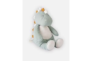 NOUKIE'S - Doudou Enfant - Peluche Medium Stegi - Doudou Coton Bio - Taille Adaptée aux Enfants (40 cm)