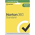 Norton 360 Standard |1 User 1 Year|Total Security For Pc, Mac, Android Or Ios|Additionally Includes Password Manager, Pc Cloud Back Up, Safecam For Pc |Email Delivery In 2 Hrs