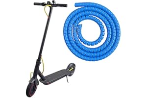 MotuTech - Funda de cable para Xiaomi M365 / M365 Pro/Pro 2/1S para Segway Ninebot G30 Max Range 1 M Φ 9 mm cubierta para cables de ordenador/USB/Audio/Video (azul)