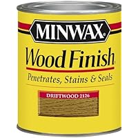 Minwax 22126 1/2 Pint Wood Finish Interior Wood Stain, Driftwood by Minwax