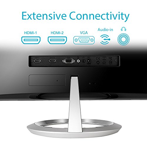 ASUS MX259H - Monitor LED de 25   Full HD  2 x HDMI   Plateado