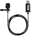 SRK CLOUD U 24 Collar Microphone, Condenser Lavalier Mic for PC, Mobile, YouTube Recording, Singing, live stream