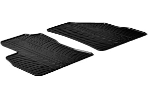 GLEDRING Satz Gummimatten kompatibel mit Fiat Doblo Cargo 3-türer 2010- & Opel Combo Cargo 3-türer 2011- (T Profil 2-teilig + Montage-clips)