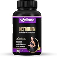 Wellona 100% Natural Fat Burner with Garcinia Cambogia, Green Tea Extract, Green Coffee Bean Extract Weight loss product…