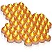 Price comparison product image LED Candles, 50 Pieces LED Tealights Candles CR2032 Battery Operated Candles Flameless Tealight Brightly Flickering 100+ Hours (Warm Yellow, 1 × 50)